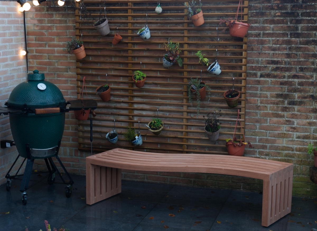 Gebogen Tuinbank